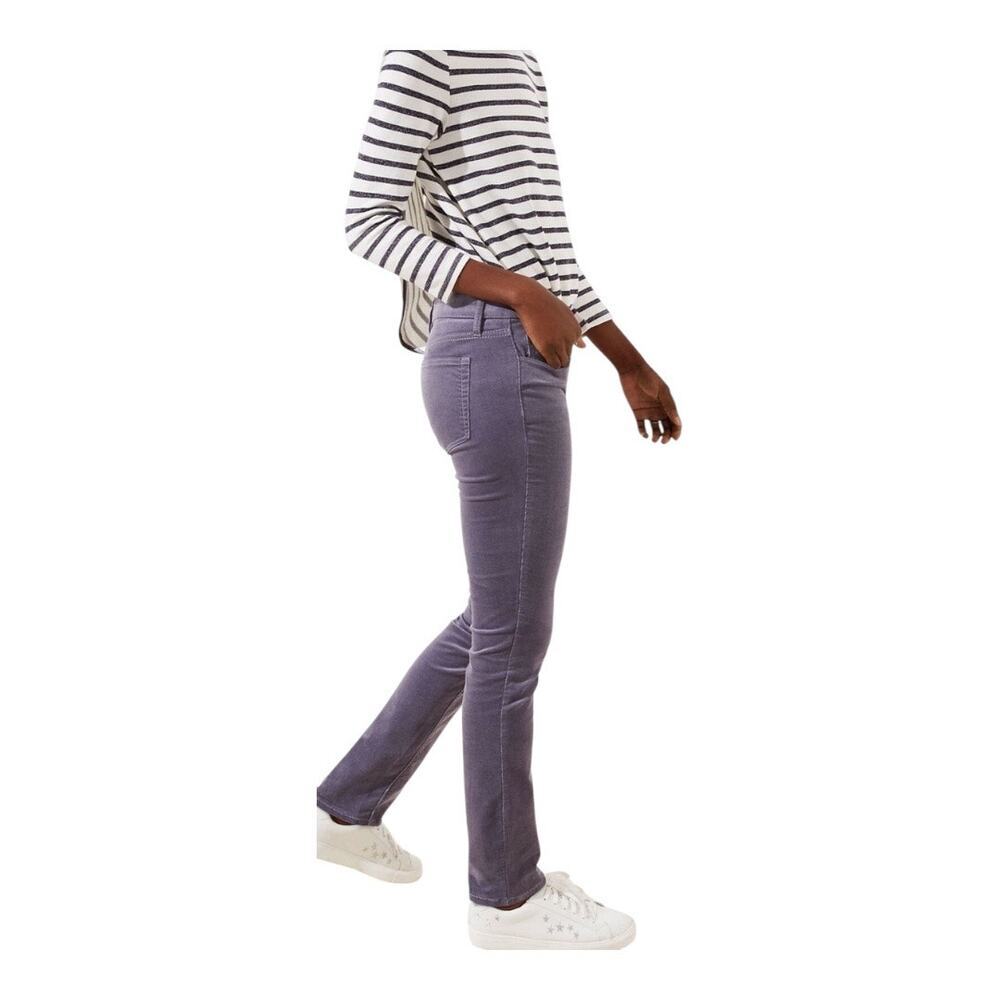 Loft 26/2 petite inseam purple velvet corduroy the skinny high rise jeans​